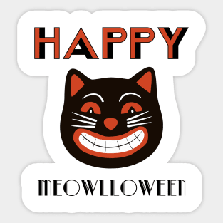 Happy Meowlloween Sticker